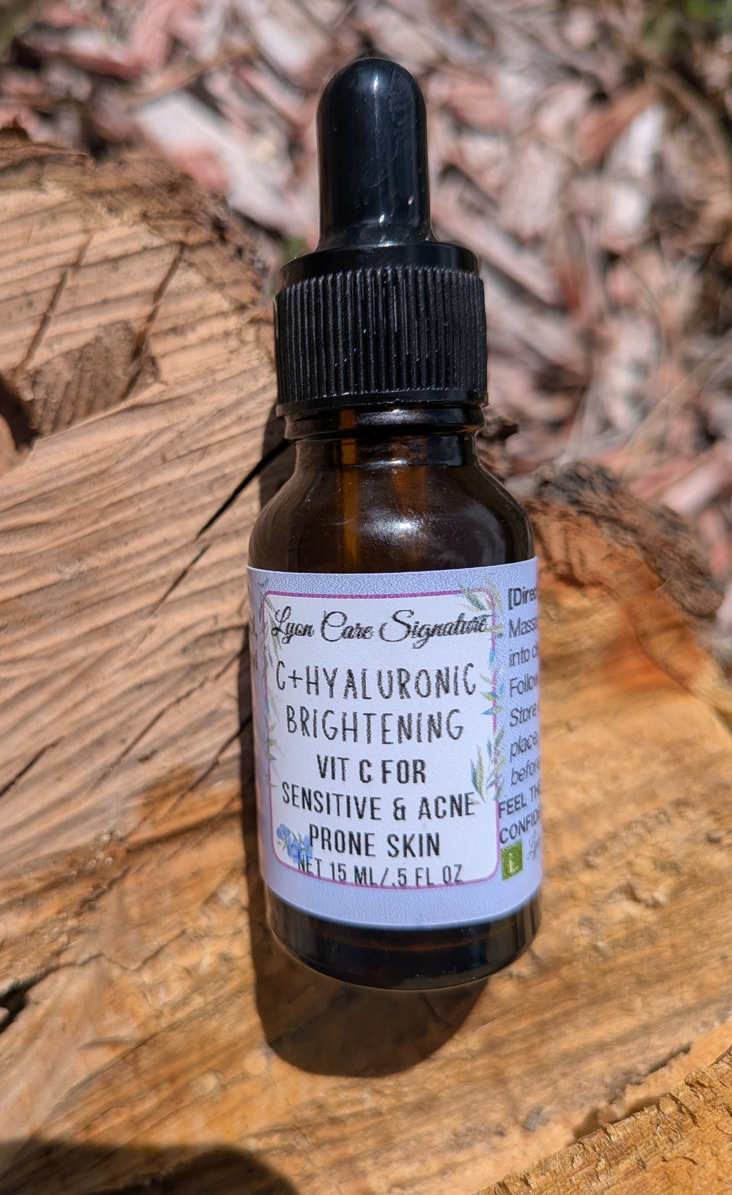 C+ Hyaluronic Brightening Vit C for Sensitive & Acne Prone Skin .5 oz