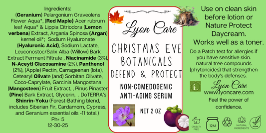 Christmas Eve Botanicals, Brighten & Protect 2 oz