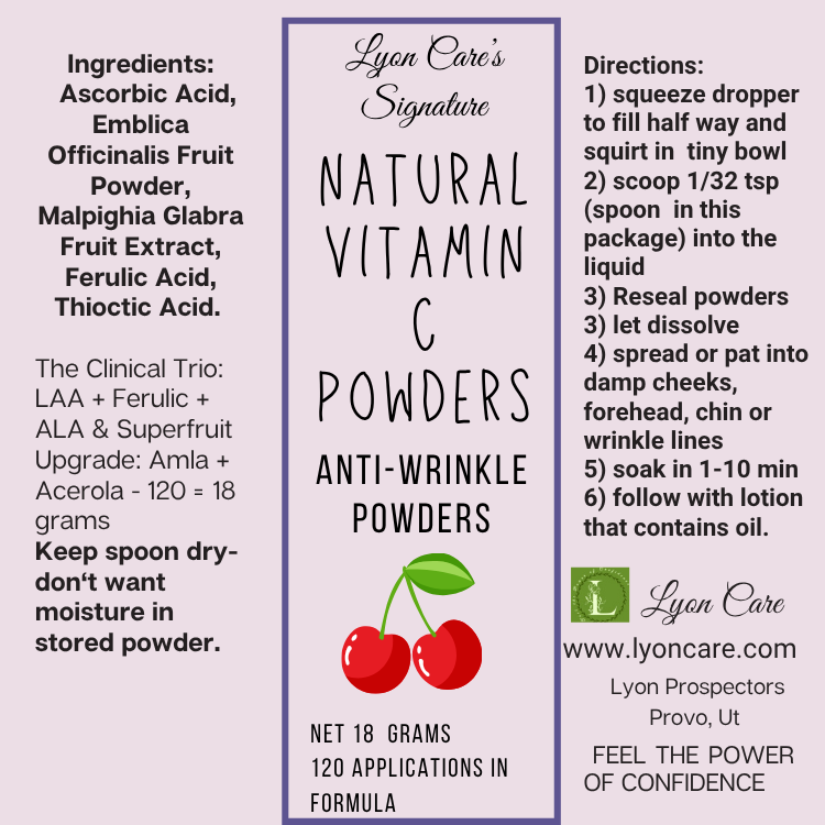 Acerola Botanical C Complex    Serum  2 oz + 18 g powder (up to 150 applications)