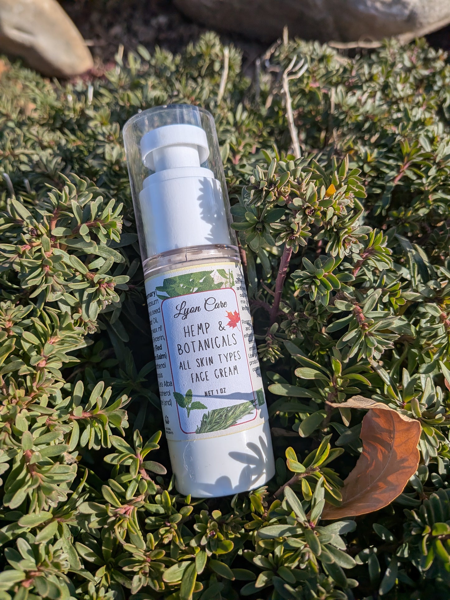 Hemp and Botanicals All Skin Types Face Cream 1 oz