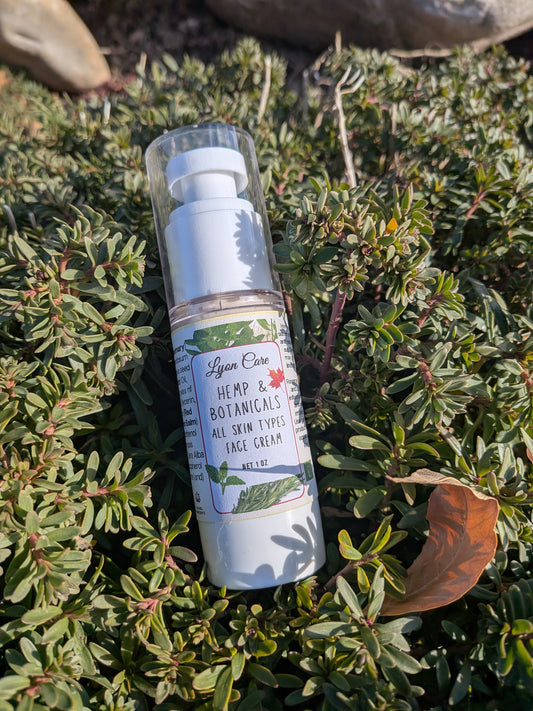 Hemp and Botanicals All Skin Types Face Cream 1 oz